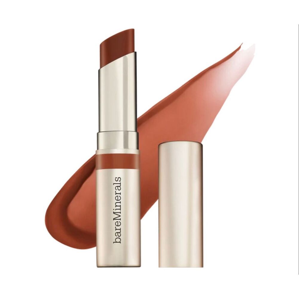 Bare Minerals Mineralist Dewy Lip Gloss Balm Grateful Earthy Nude NEW
